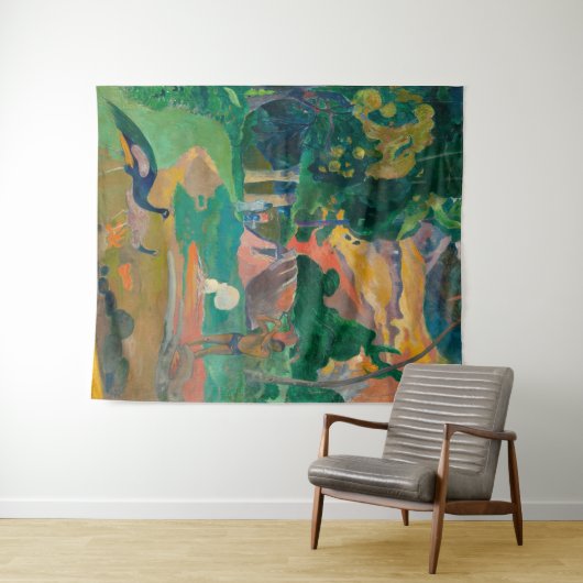 Paul Gauguin Matamoe Landschap met Peacocks Wandkleed (In Situ (horizontaal))