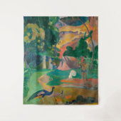 Paul Gauguin Matamoe Landschap met Peacocks Wandkleed (Voorkant)
