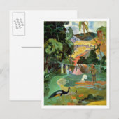 Paul Gauguin | Matamoe of landschap met voetganger Briefkaart (Voorkant / Achterkant)
