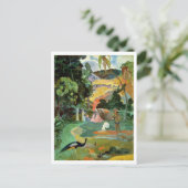 Paul Gauguin | Matamoe of landschap met voetganger Briefkaart (Staand voorkant)