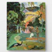 Paul Gauguin | Matamoe of landschap met voetganger Fotoplaat (Voorkant)