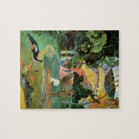 Paul Gauguin | Matamoe of landschap met voetganger Legpuzzel (Horizontaal)