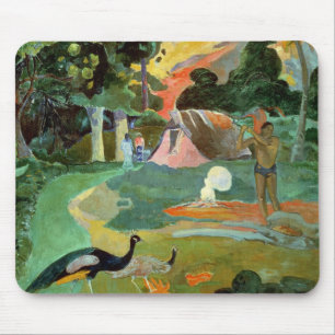 Paul Gauguin Matamoe of landschap met voetganger Muismat