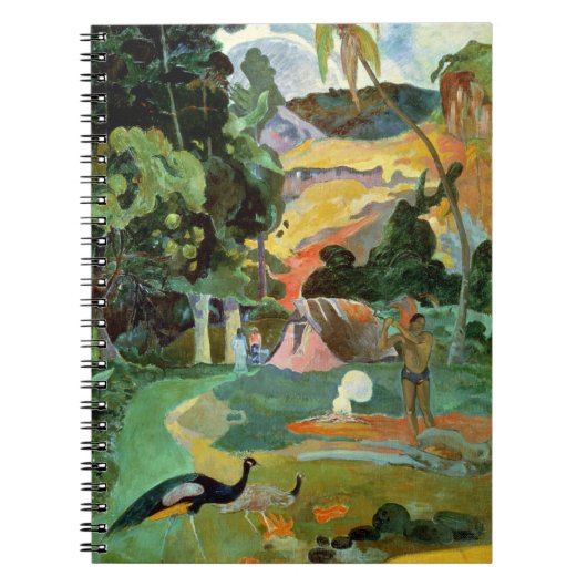 Paul Gauguin | Matamoe of landschap met voetganger Notitieboek (Voorkant)