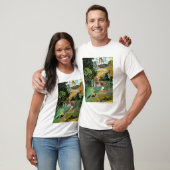 Paul Gauguin | Matamoe of landschap met voetganger T-shirt (Unisex)