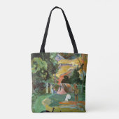 Paul Gauguin | Matamoe of landschap met voetganger Tote Bag (Achterkant)