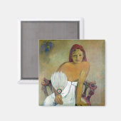 Paul Gauguin | Meisje met ventilator, 1908 Magneet (Voorkant / Achterkant)