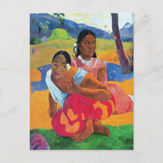 Paul Gauguin | Nafea F, 1892 Briefkaart (Voorkant)