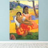 PAUL GAUGUIN - Nafea faa ipoipo 1892 Canvas Afdruk (Insitu (Houten vloer))