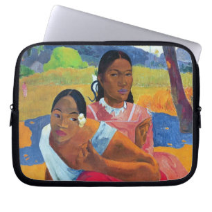 Paul Gauguin   Nafea Fpoipo (Wanneer bent u Getti) Laptop Sleeve