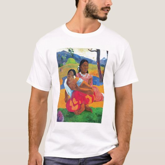 Paul Gauguin | Nafea Fpoipo (Wanneer bent u Getti) T-shirt (Voorkant)
