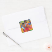 Paul Gauguin | Nafea Fpoipo (Wanneer bent u Getti) Vierkante Sticker (Envelop)