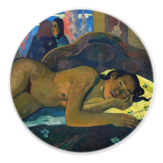 Paul Gauguin - Nevermore / O Taiti Keramische Knop (Voorkant)
