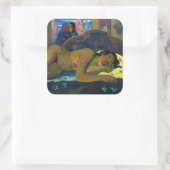 Paul Gauguin - Nevermore / O Taiti Vierkante Sticker (Tas)