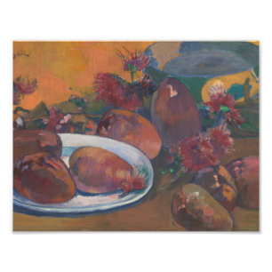 Paul Gauguin - Nog steeds leven met Mangos Foto Afdruk