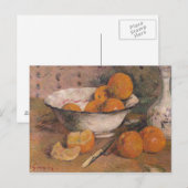 Paul Gauguin | Nog steeds leven met Sinaasappels,  Briefkaart (Voorkant / Achterkant)