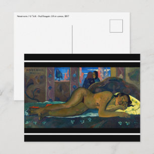 Paul Gauguin - Nooit Meer / O Taiti Briefkaart