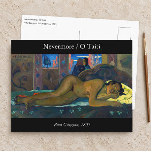 Paul Gauguin - Nooit Meer / O Taiti Briefkaart