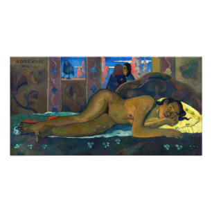 Paul Gauguin - Nooit Meer / O Taiti Foto Afdruk