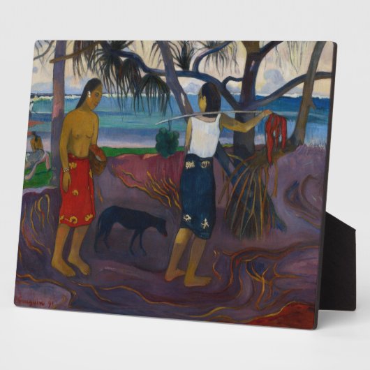 Paul Gauguin | Onder de Pandanus, 1891 (olie op ca Fotoplaat (Zijkant)