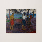 Paul Gauguin | Onder de Pandanus, 1891 (olie op ca Legpuzzel (Horizontaal)