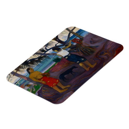 Paul Gauguin | Onder de Pandanus, 1891 (olie op ca Magneet (Linkerzijde)