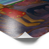 Paul Gauguin - onder de pandanus Foto Afdruk (Hoek)