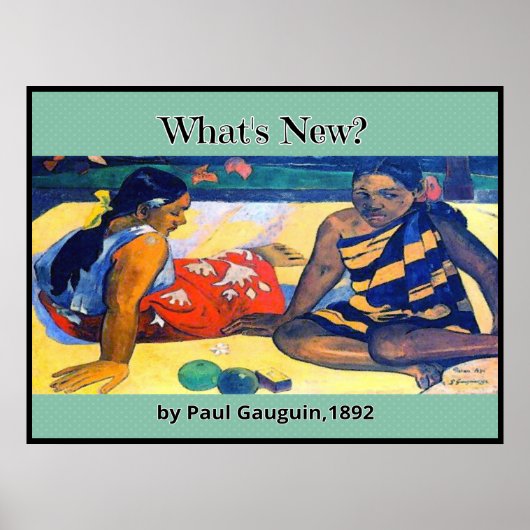 Paul Gauguin ontwerp Poster (Voorkant)