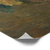 Paul Gauguin - Oost-Indische kers en Dahlias Poster (Hoek)