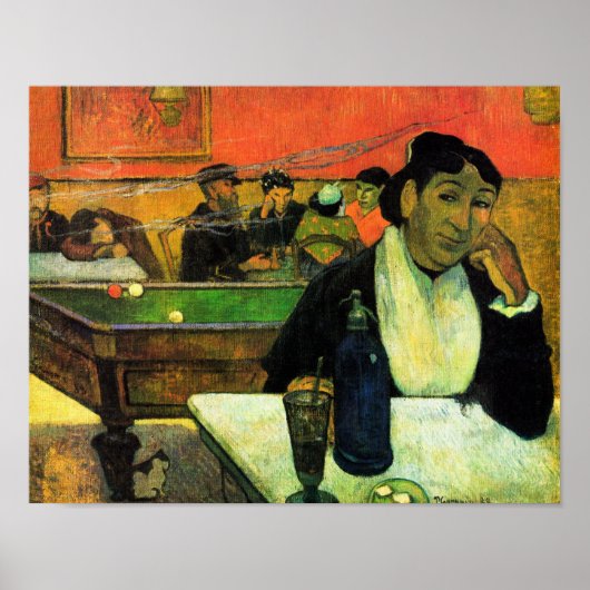 Paul Gauguin over de nachtelijke affaire, Arles Poster (Voorkant)