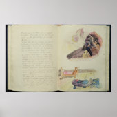 Paul Gauguin | Pagina's van Noa Noa, 1893-94 Poster (Voorkant)