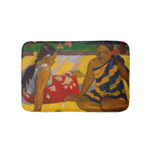 Paul Gauguin - Parau Api / Wat is er Nieuw? Badmat