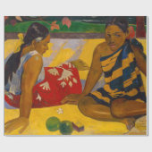 Paul Gauguin - Parau Api / Wat is er Nieuw? Cadeaupapier (Vlak)