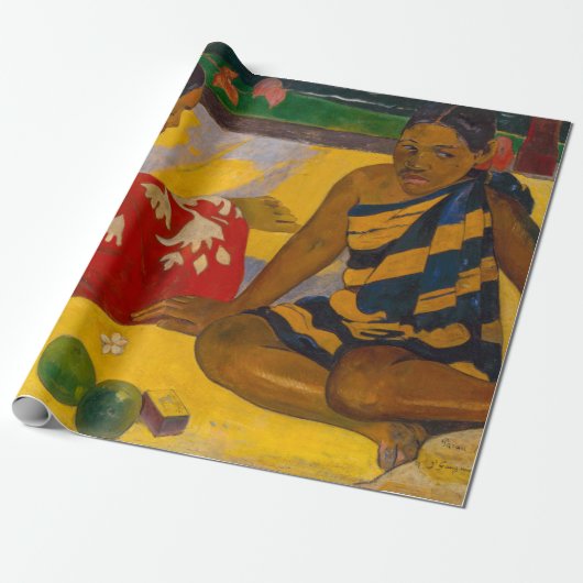 Paul Gauguin - Parau Api / Wat is er Nieuw? Cadeaupapier (Uitgerold)