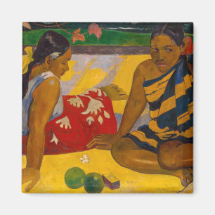 Paul Gauguin - Parau Api / Wat is er Nieuw? Magneet