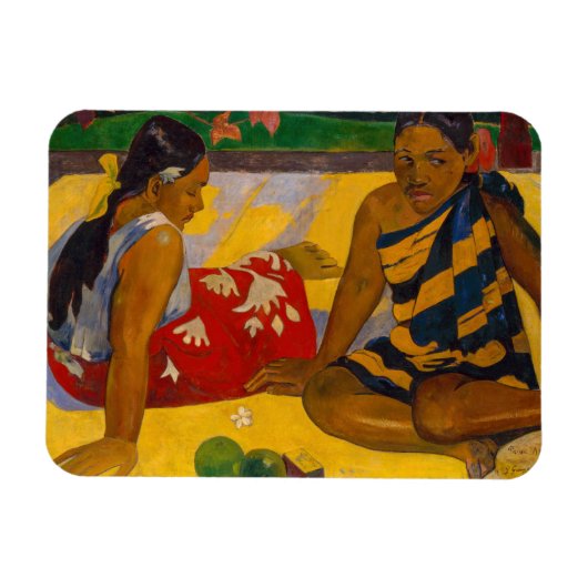 Paul Gauguin - Parau Api / Wat is er Nieuw? Magneet (Horizontaal)