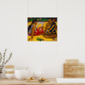 Paul Gauguin - Parau Api / Wat is er Nieuw? Poster (Keuken)