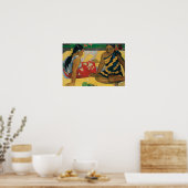 Paul Gauguin - Parau Api. Wat nieuws Poster (Keuken)