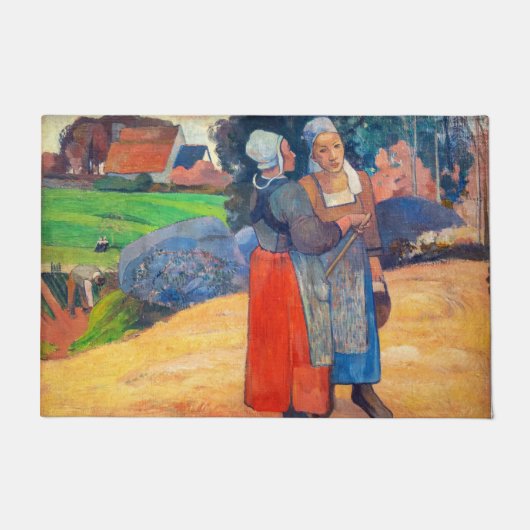 Paul Gauguin - Paysannes Breton Deurmat (Voorkant)