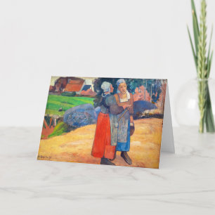 Paul Gauguin - Paysannes Breton Kaart