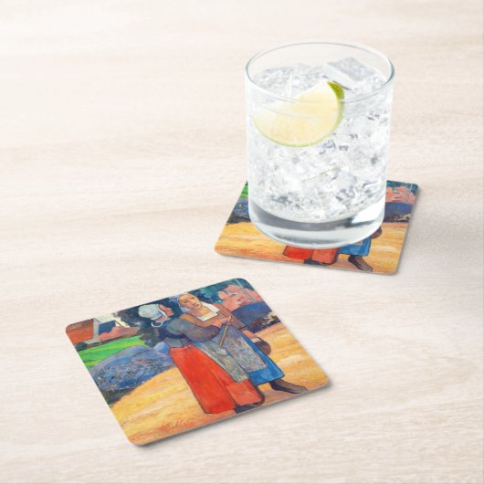 Paul Gauguin - Paysannes Breton Kartonnen Onderzetters (Insitu)