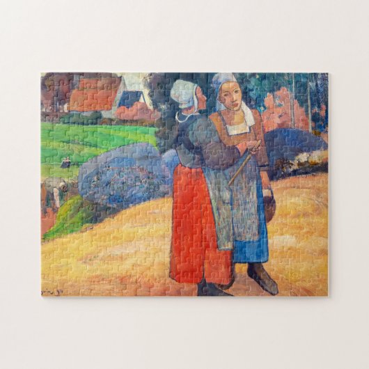 Paul Gauguin - Paysannes Breton Legpuzzel (Horizontaal)