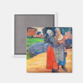 Paul Gauguin - Paysannes Breton Magneet (Voorkant / Achterkant)