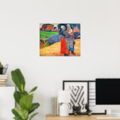 Paul Gauguin - Paysannes Breton Poster (Thuiskantoor)