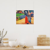 Paul Gauguin - Paysannes Breton Poster (Keuken)