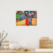 Paul Gauguin - Paysannes Breton Poster (Keuken)
