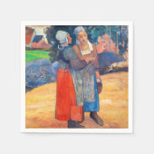 Paul Gauguin - Paysannes Breton Servet (Voorkant)