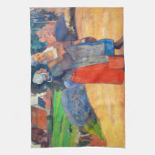 Paul Gauguin - Paysannes Breton Theedoek (Verticaal)