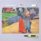 Paul Gauguin - Paysannes Breton Tissuepapier (Craft)