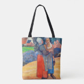 Paul Gauguin - Paysannes Breton Tote Bag (Achterkant)